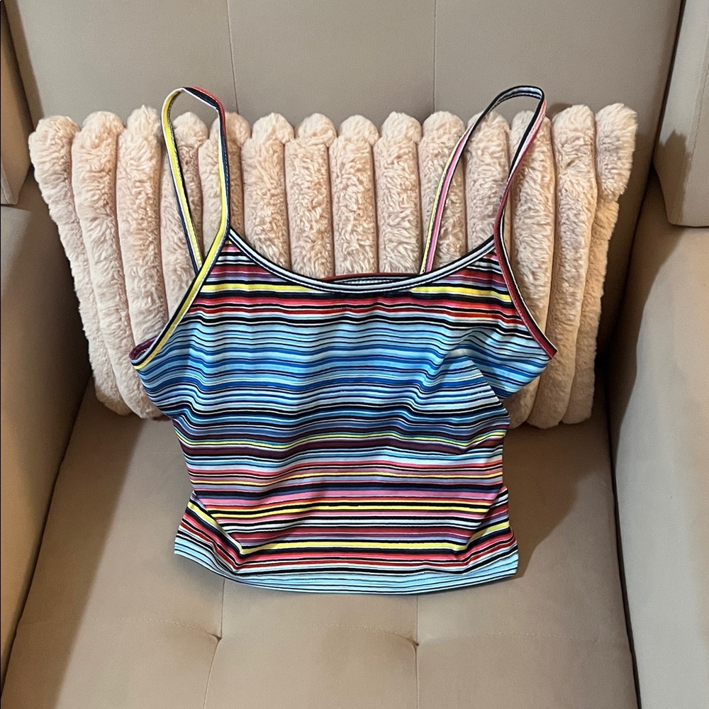 Colorful Striped Tank Top